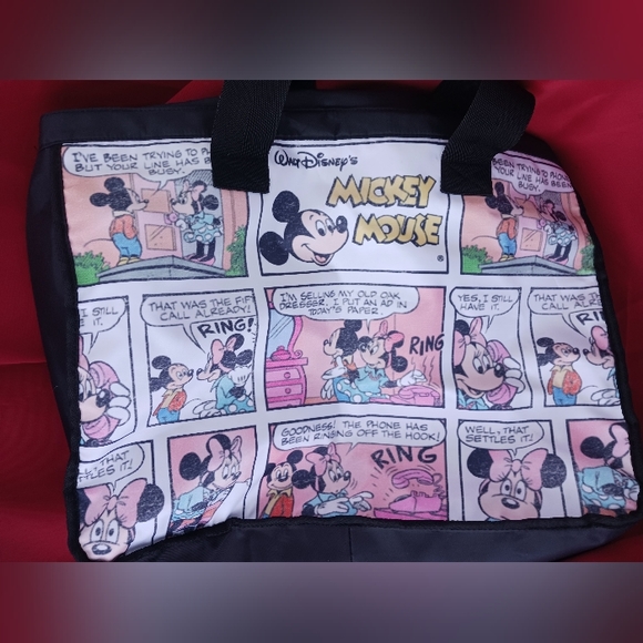 HUGE Mickey Mouse Comic Strip screen art on front and back Black Sides - Picture 1 of 9